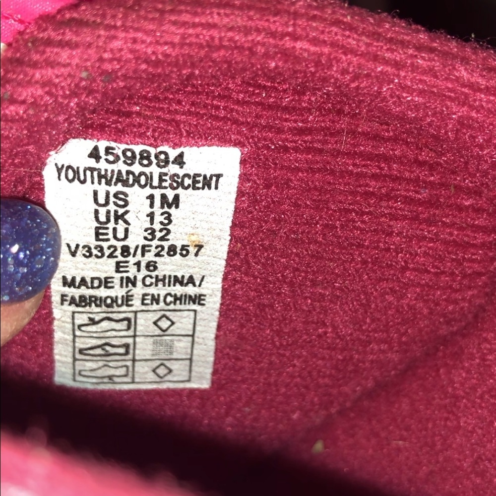 Size 1 stay warm dry girls/kids snow boots - Picture 2 of 4